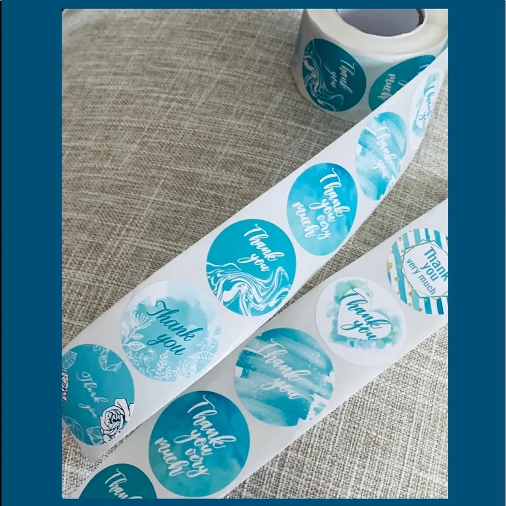 100 ~1.5” Thank You Boutique Stickers 🌟🆕🌟 2 Rolls For $15 (Bundle & Save)
